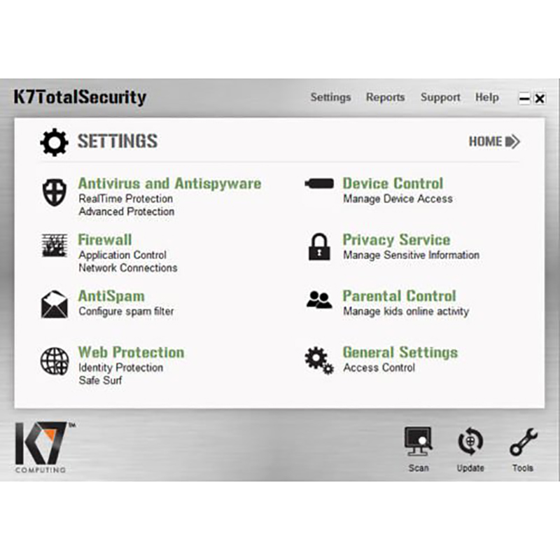 K7 Total Security Crack 16.0.0966 + Keygen [Latest 2023] Newest