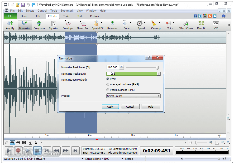 WavePad Sound Editor 17.48 Crack Registration Code Latest 2023